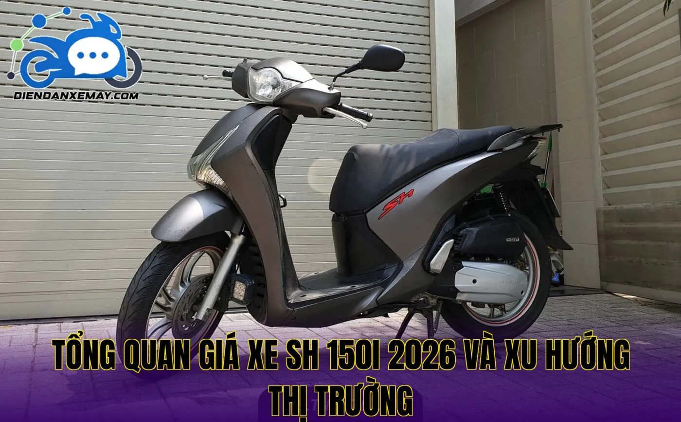 Tổng quan giá xe SH 150i 2026 và xu hướng thị trường