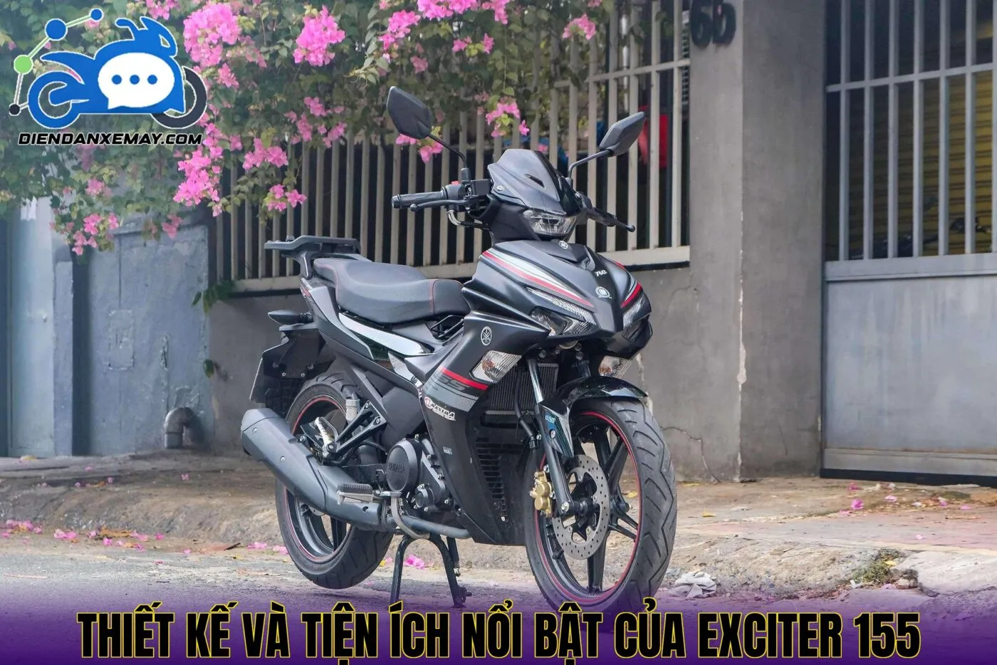 Thiết kế và tiện ích nổi bật của exciter 155