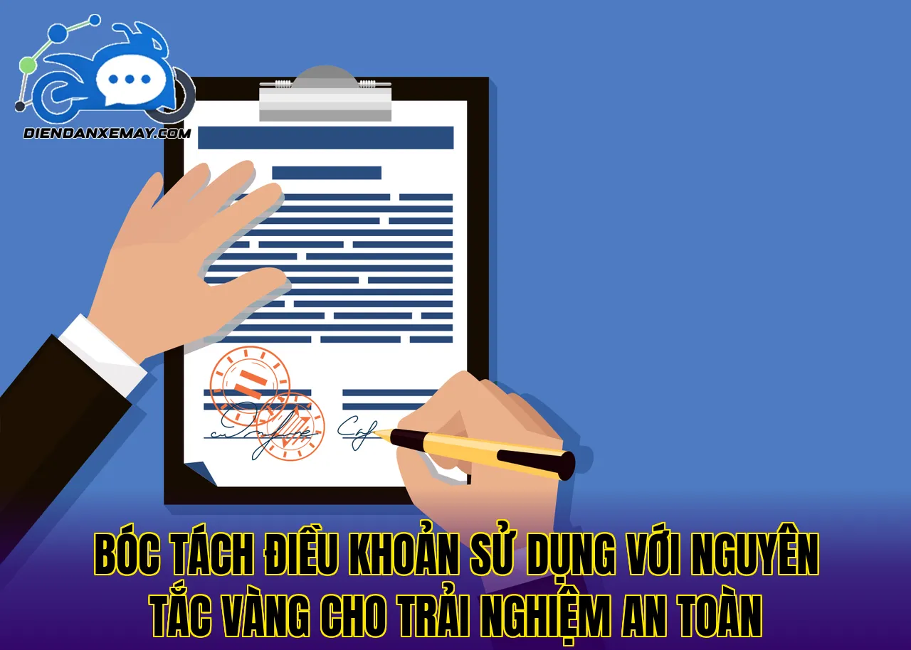 Bóc tách điều khoản sử dụng với nguyên tắc vàng cho trải nghiệm an toàn