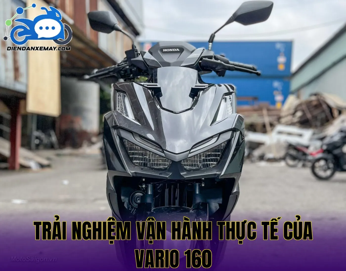Trải nghiệm vận hành thực tế của vario 160