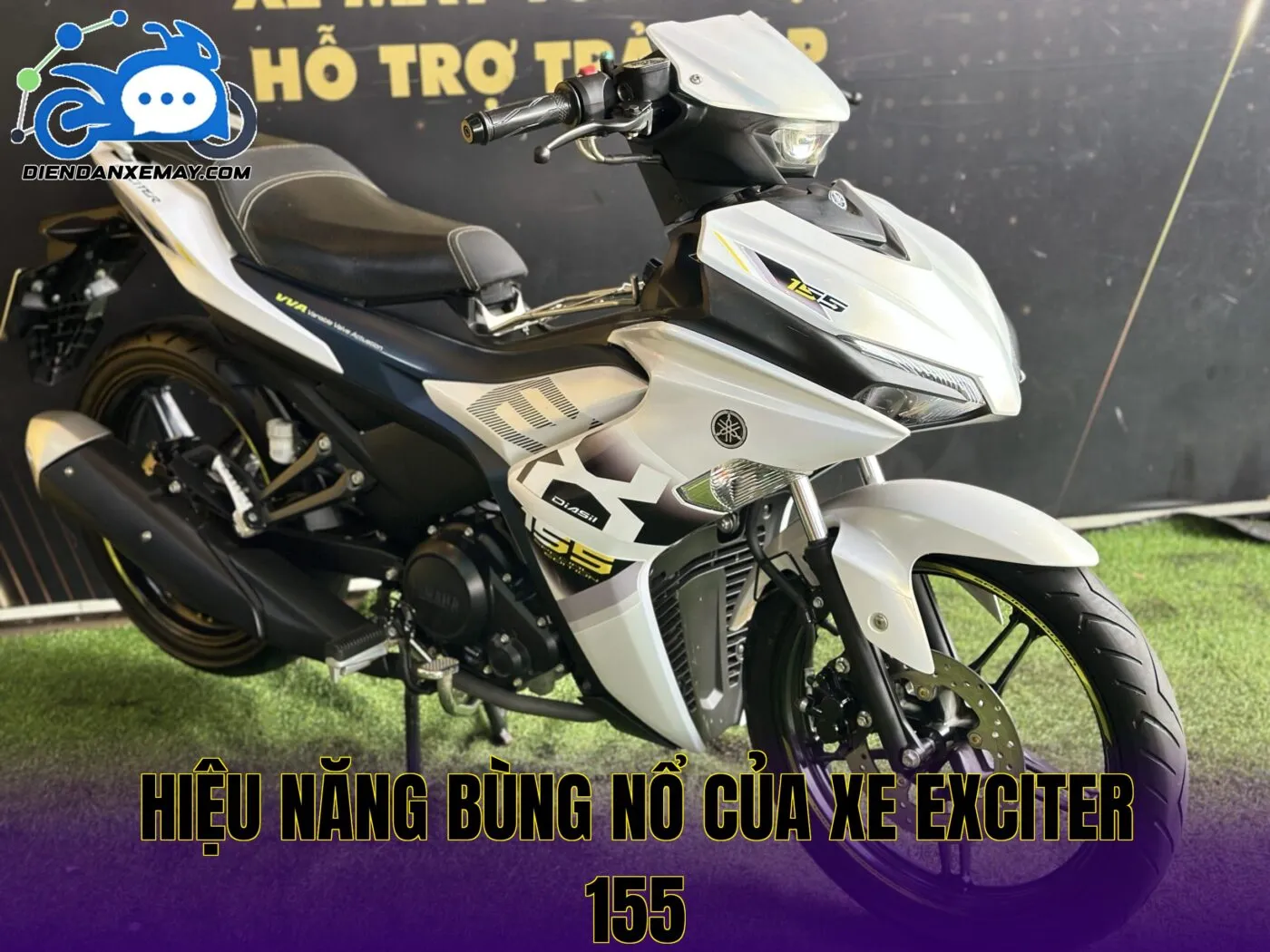 Hiệu năng bùng nổ của xe exciter 155