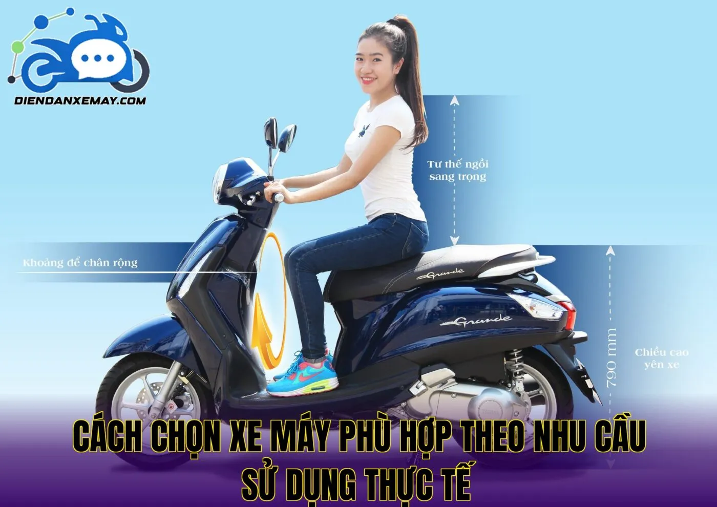 Cách chọn xe máy phù hợp theo nhu cầu sử dụng thực tế