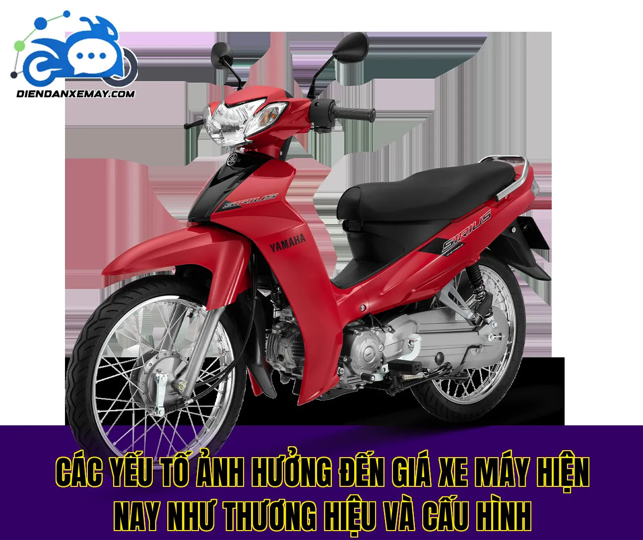 Các yếu tố ảnh hưởng đến giá xe máy hiện nay như thương hiệu và cấu hình