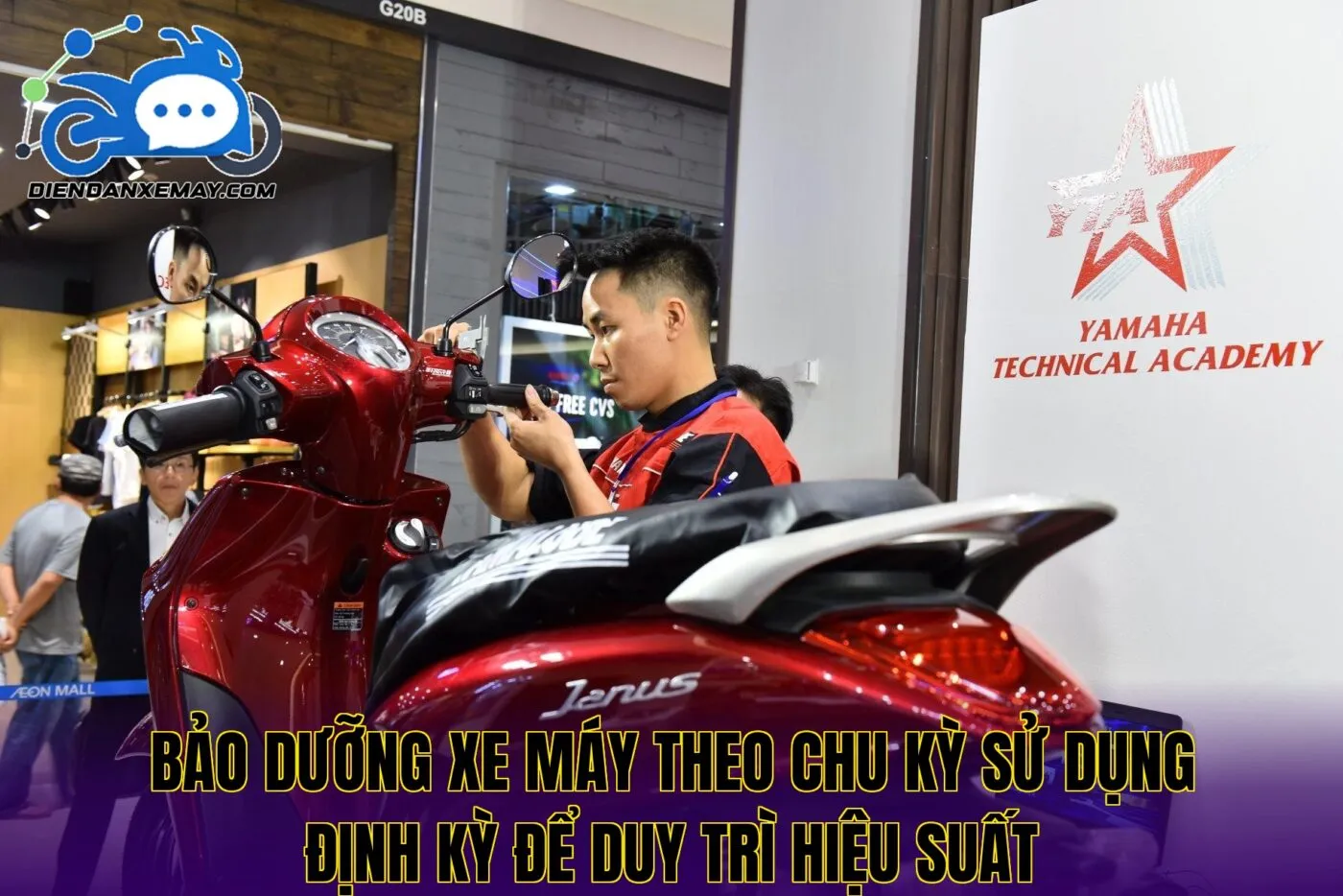 Bảo dưỡng xe máy theo chu kỳ sử dụng định kỳ để duy trì hiệu suất